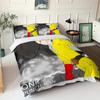 NICHIYOBI One-Punch Man Duvet Cover Set, Microfiber, 3D Digital Print, Single 135 x 200 cm view 4