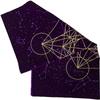 Namvo Tarot Card Altar Tablecloth, Printed Purple Velvet, Sacred Geometry, Jung's Crystal Grid, for Tarot Enthusiasts, Weddings (61 x 61 cm) view 4