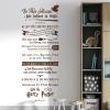 Wall Decal "In This House We Believe in Magic..." Wizard Home Quote [Sky] view 2