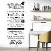 Wall Decal "In This House We Believe in Magic..." Wizard Home Quote [Sky] view 3
