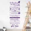 Wall Decal "In This House We Believe in Magic..." Wizard Home Quote [Sky] view 4