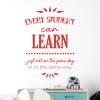 Wall Decal, “Every Student Can Learn, Just Not on the Same Day or in the Same Way” view 1