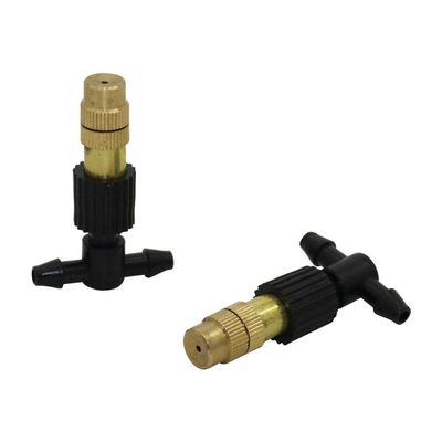 20-Piece Plant Mister Set with 6 mm Adjustable Copper Nozzles and 4 mm Barbed T-Connectors