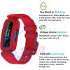 TopPerfekt Bands Compatible with Fitbit Ace 3 for Kids, Soft Silicone, Waterproof, 3-Pack view 4