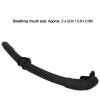 Alomejor Diving Snorkel, Silicone Gel Floating Breathing Tube for Freediving Underwater (Black) view 3