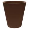 WELLHOME MOBILIARIO & DECORACIN Flower Pot, Polyethylene, Rose Gold, 50 x 50 cm, Brown view 1