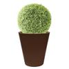 WELLHOME MOBILIARIO & DECORACIN Flower Pot, Polyethylene, Rose Gold, 50 x 50 cm, Brown view 3