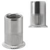FASTON Countersunk Head Blind Rivet Nuts, Round Shank M5 x 13.5 mm, Stainless Steel A2 V2A, 40-Pack view 1