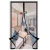 Magnetic Automatic-Closing Fly Screen Door, Black, 115 x 235 cm view 1