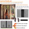 Magnetic Automatic-Closing Fly Screen Door, Black, 115 x 235 cm view 4
