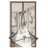 Magnetic Self-Closing Fly Screen Door, Brown, 70 x 260 cm view 1