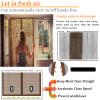 Magnetic Self-Closing Fly Screen Door, Brown, 70 x 260 cm view 4