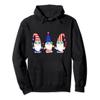 Patriotic Gnomes American Flag 4th of July Independence Day Pullover Hoodie view 1