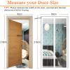 Magnetic Fly Screen Door, Automatic Closing, No-Drill Adhesive Assembly, White, 160 x 265 cm view 2