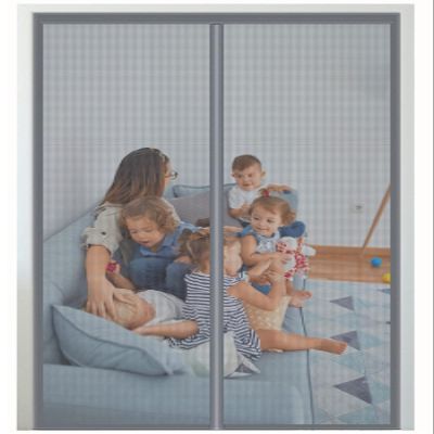 Magnetic Screen Door, 130 × 205 cm (51.18 × 80.7 in), Gray