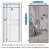 Magnetic Screen Door, 130 × 205 cm (51.18 × 80.7 in), Gray view 2