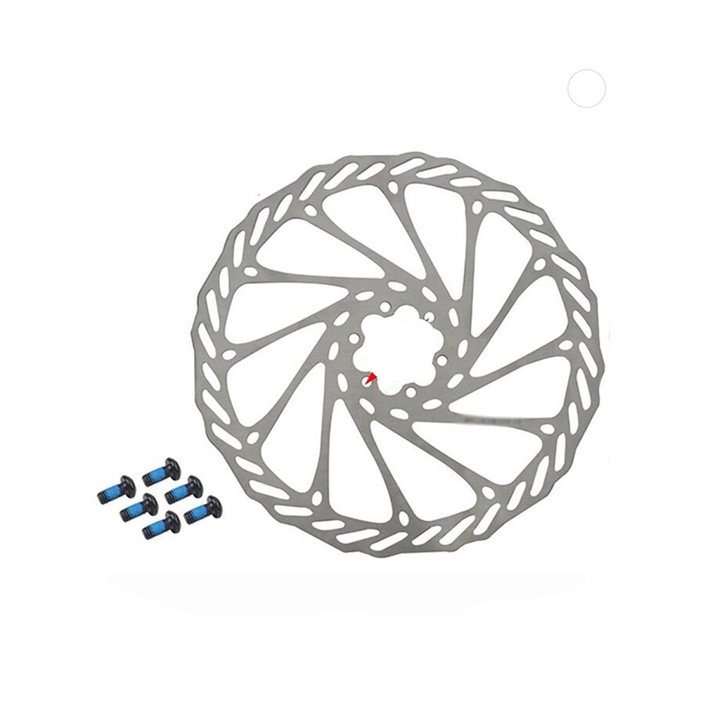1-Set G3 MTB Bicycle Disc Brake Rotor, Stainless Steel, 6-Bolt, 160/180/203 mm, for Shimano SRAM (Size: 1 pc 180 mm)