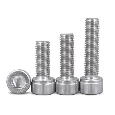 304 Stainless Steel Hex Socket Screw, Cylinder Head Screw, Cup Head Screw, M6-M6 × 45 [10 Pieces]