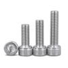 304 Stainless Steel Hex Socket Screw, Cylinder Head Screw, Cup Head Screw, M6-M6 × 45 [10 Pieces] view 1