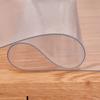 Transparent PVC Desk Mat, Rounded Edges, Waterproof and Heat-Resistant view 2
