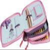Brunnen Unicorn Princess 3-Zipper School Pencil Case view 4