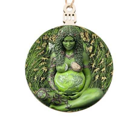 XXXXW Mother Earth Goddess Garden Statue, Decorative Outdoor Sculpture, Color D