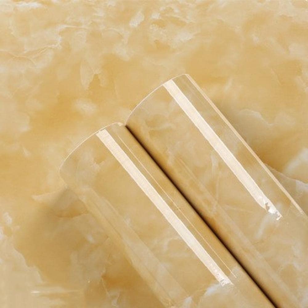 EYCFSJ Self-Adhesive Marble-Pattern Furniture Film, 0.6 m × 10 m