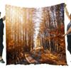 FANSU Quilted Microfiber Bedspread, Forest Path, 130 x 150 cm view 1