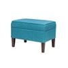Trendy Creative Fabric Footstool/Changing Shoes Stool, Solid Wood Sofa Stool, 60 cm view 1