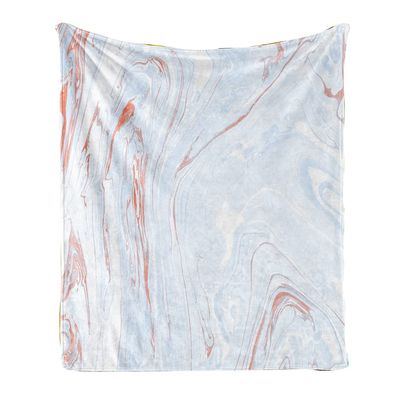 FANSU Cozy Flannel Throw Blanket, Soft Warm 3D Stone Texture, 140 x 180 cm
