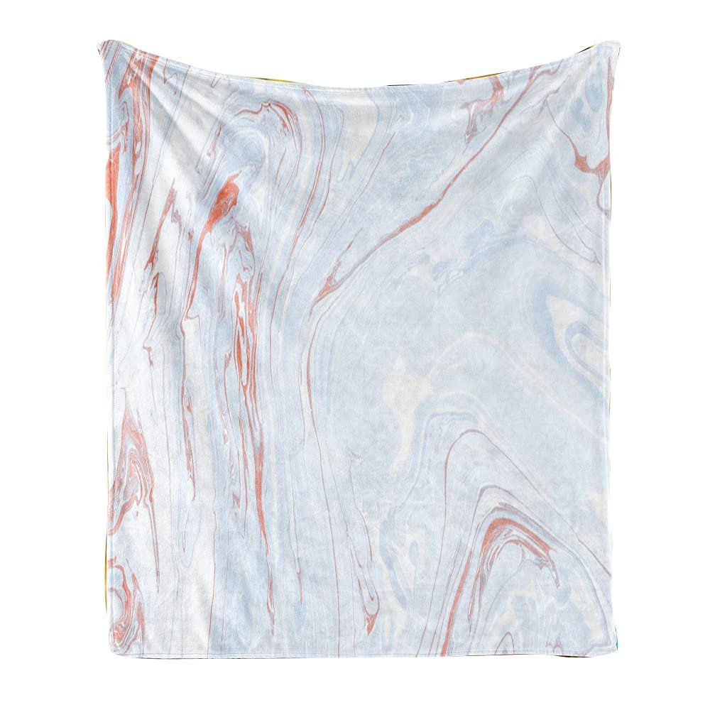 FANSU Cozy Flannel Throw Blanket, Soft Warm 3D Stone Texture, 140 x 180 cm
