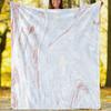 FANSU Cozy Flannel Throw Blanket, Soft Warm 3D Stone Texture, 140 x 180 cm view 2