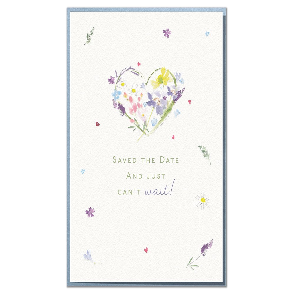 Saved the Date and Just Can't Wait Wedding RSVP Invitation