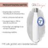 GRAZDesign Personalized Stainless Steel Thermos Bottle with Name, Leakproof, 500 ml, Peony and Eucalyptus view 3