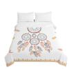 Surwin Quilted Bedspread for Double or Single Beds, Microfiber, Orange Bohemian, 220 x 240 cm view 1