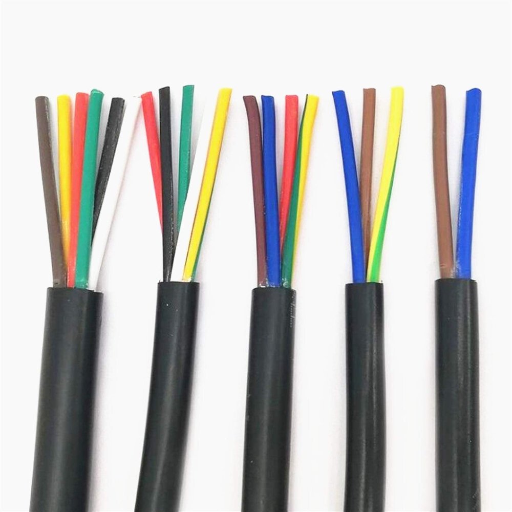 Leloo Lcuihong Copper Cable 24 AWG, 0.2 mm², 24 Cores, 3 Meters, Black