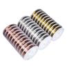 Lcuihong Copper Wire, 1 Roll, 0.2–1 mm, Gold Rhodium Color, 0.7 mm view 2