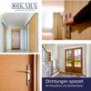 Door Seal with Anti-Stretch Cord, 3 mm Groove Width, 7 mm Groove Depth, Brown, 50 m view 2