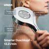 HANSA ACTIVEJET Digital Hand Shower 120 mm | Bluetooth-Enabled | Real-Time LED Display | Water-Saving | Anti-Limescale | G1/2 | Chrome view 3