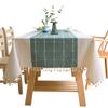 PLYY Rectangular Cotton-Linen Tablecloth, 130 x 360 cm view 1