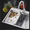 Wddwymll Upgrade Stainless Steel Single-Bowl Sink 78 × 46 cm with Drainboard view 3