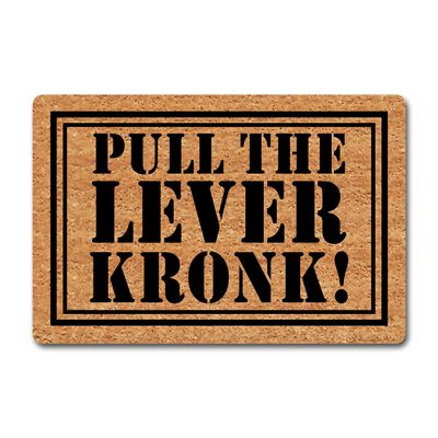 Funny Indoor Doormat, Pull-Lever Design, 23.7 x 40.4 cm