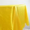 Rectangular Satin Tablecloth Overlay, Gold, 145 x 250 cm view 1