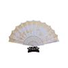 DUO ER Vintage Bamboo Folding Hand Fan, Spanish-Style Wedding Dance Fan, 9.06 in view 1