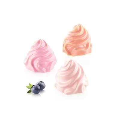 silikomart Professional CHANTILLY 120 Silicone Mold, 6 Cavities, 73 mm