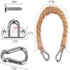 Rope Toilet Paper Holder, Wall-Mounted, Vintage Style, 1 Pc view 4