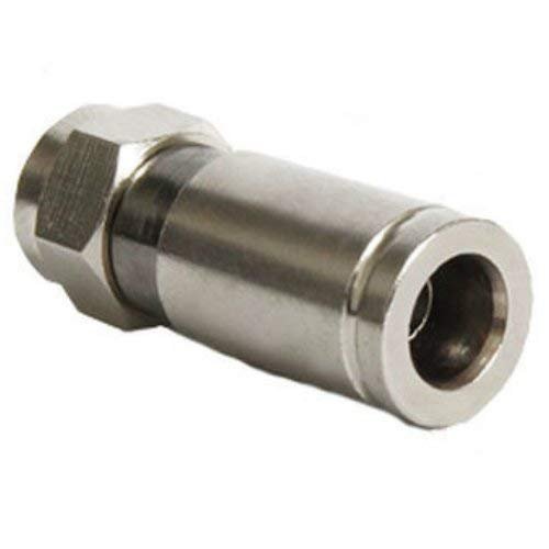 AC-Sat-Corner Full-Metal HQ Straight F Compression Connectors, 8–8.2 mm, 95 pcs.