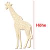 Wooden Giraffe V3 – Craft Decoration, 5–50 cm, Pack of 1, Height: 14 cm view 3