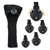 LLDDSS 3-Piece Golf Headcover Set for Driver and 3/5 Fairway Woods, Long Neck, Red view 4