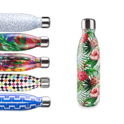 IBILI Jardin Thermos Bottle, 500 ml, 18/10 Stainless Steel, Double-Wall, Reusable